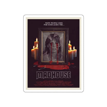 MADHOUSE (2) 1974 Movie Poster STICKER Vinyl Die-Cut Decal - The Sticker Space