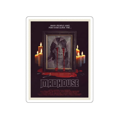 MADHOUSE (2) 1974 Movie Poster STICKER Vinyl Die-Cut Decal - The Sticker Space