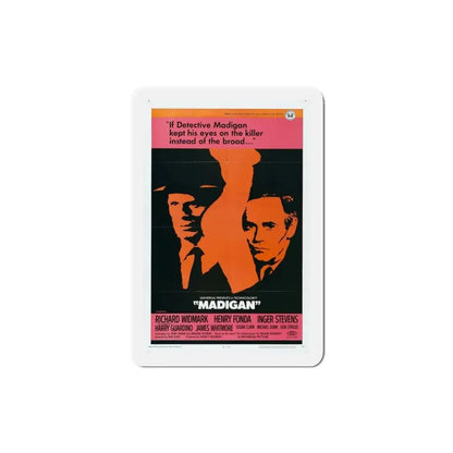 Madigan 1968 Movie Poster Refrigerator Magnet 3 Inch - The Sticker Space