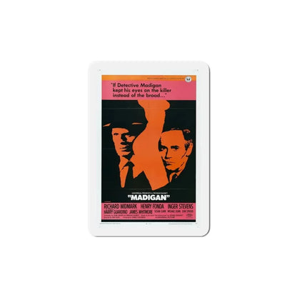 Madigan 1968 Movie Poster Refrigerator Magnet 6 Inch - The Sticker Space