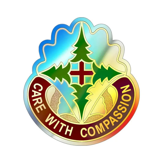 Madigan Medical Center (U.S. Army) Holographic STICKER Die-Cut Vinyl Decal 6 Inch Holographic - The Sticker Space