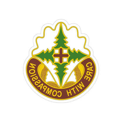 Madigan Medical Center (U.S. Army) REVERSE PRINT Transparent Die-Cut STICKER 5 Inch Die-Cut Transparent - The Sticker Space