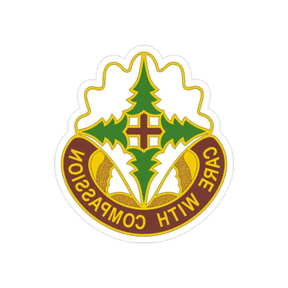 Madigan Medical Center (U.S. Army) REVERSE PRINT Transparent Die-Cut STICKER - The Sticker Space