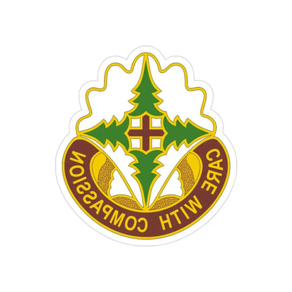 Madigan Medical Center (U.S. Army) REVERSE PRINT Transparent Die-Cut STICKER - The Sticker Space