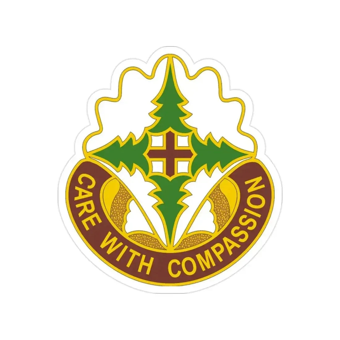 Madigan Medical Center (U.S. Army) Transparent STICKER Die-Cut Vinyl Decal 2 Inch - The Sticker Space