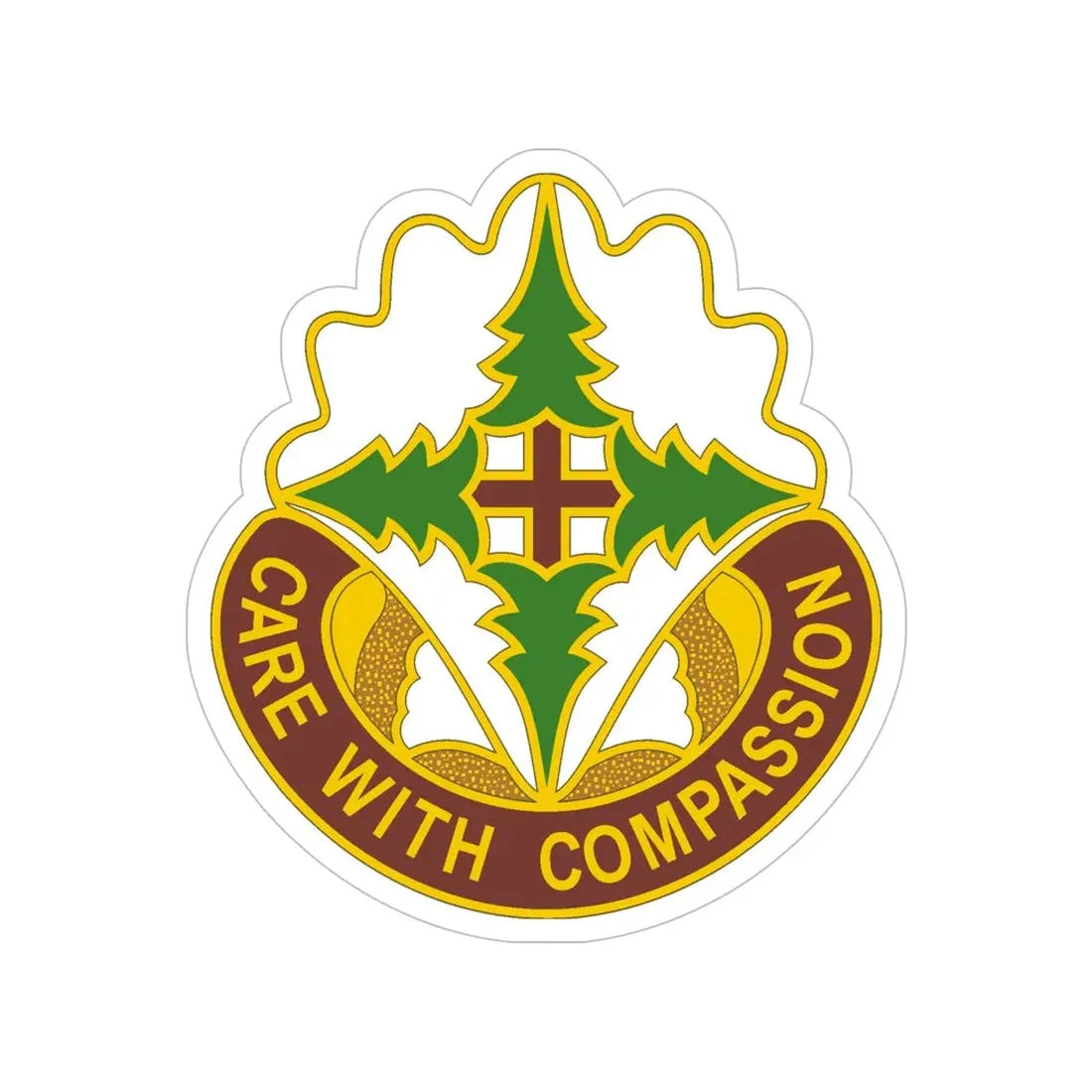 Madigan Medical Center (U.S. Army) Transparent STICKER Die-Cut Vinyl Decal - The Sticker Space