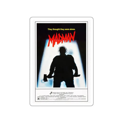 MADMAN 1981 Movie Poster STICKER Vinyl Die-Cut Decal 6 Inch - The Sticker Space
