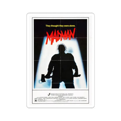 Madman 1982 Movie Poster - STICKER Vinyl Kiss-Cut Decal 6 Inch White - The Sticker Space