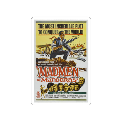 MADMEN OF MANDORAS (THEY SAVED HITLER'S BRAIN) 1963 Movie Poster STICKER Vinyl Die-Cut Decal-6 Inch-The Sticker Space