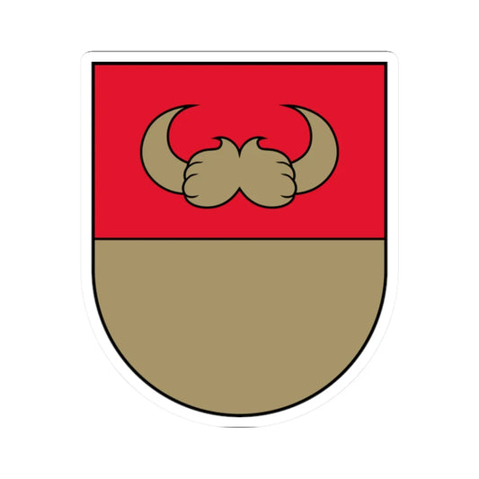 Madonas rajona ģerbonis (Latvia) (Coat of Arms) STICKER Vinyl Kiss-Cut Decal 2 Inch White - The Sticker Space