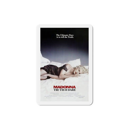 Madonna Truth or Dare 1991 Movie Poster Die-Cut Magnet-3" x 3"-The Sticker Space