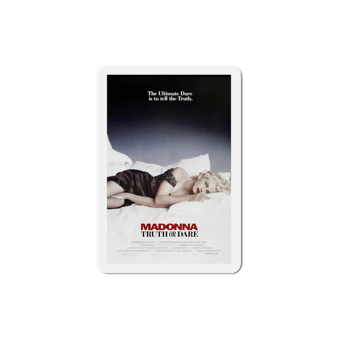 Madonna Truth or Dare 1991 Movie Poster Refrigerator Magnet - The Sticker Space