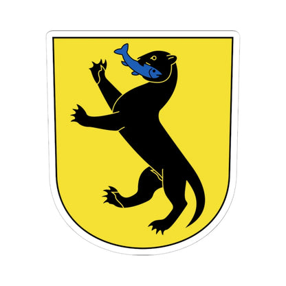 Maennedorf-blazon (Switzerland) (Coat of Arms) STICKER Vinyl Kiss-Cut Decal 6 Inch White - The Sticker Space