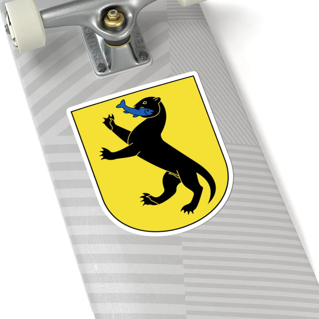 Maennedorf-blazon (Switzerland) (Coat of Arms) STICKER Vinyl Kiss-Cut Decal - The Sticker Space