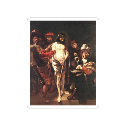 MAES, Nicolaes - Christ before Pilate (Artwork) STICKER Vinyl Die-Cut Decal-White-The Sticker Space