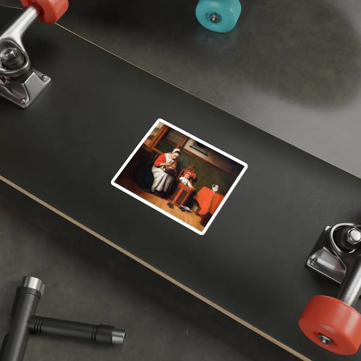 SKU:13048593628182372033 Sticker types:White Shape:Die-Cut Sizes:4" × 4"