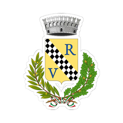 Mafalda Italia-Stemma (Italy) (Coat of Arms) STICKER Vinyl Kiss-Cut Decal 6 Inch White - The Sticker Space