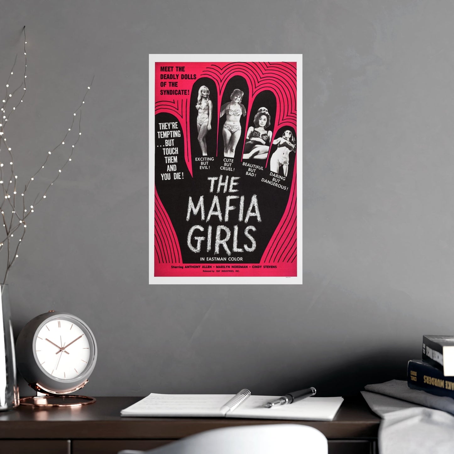 MAFIA GIRLS 1975 - Paper Movie Poster-The Sticker Space