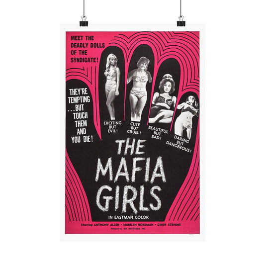 MAFIA GIRLS 1975 - Paper Movie Poster-12″ x 18″-The Sticker Space