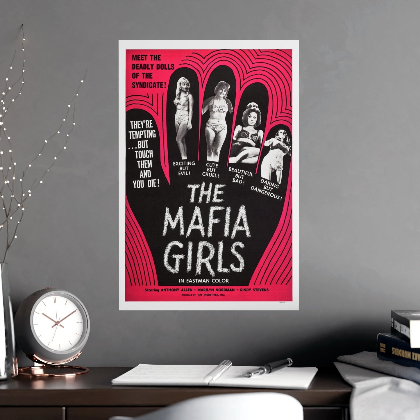 MAFIA GIRLS 1975 - Paper Movie Poster-The Sticker Space