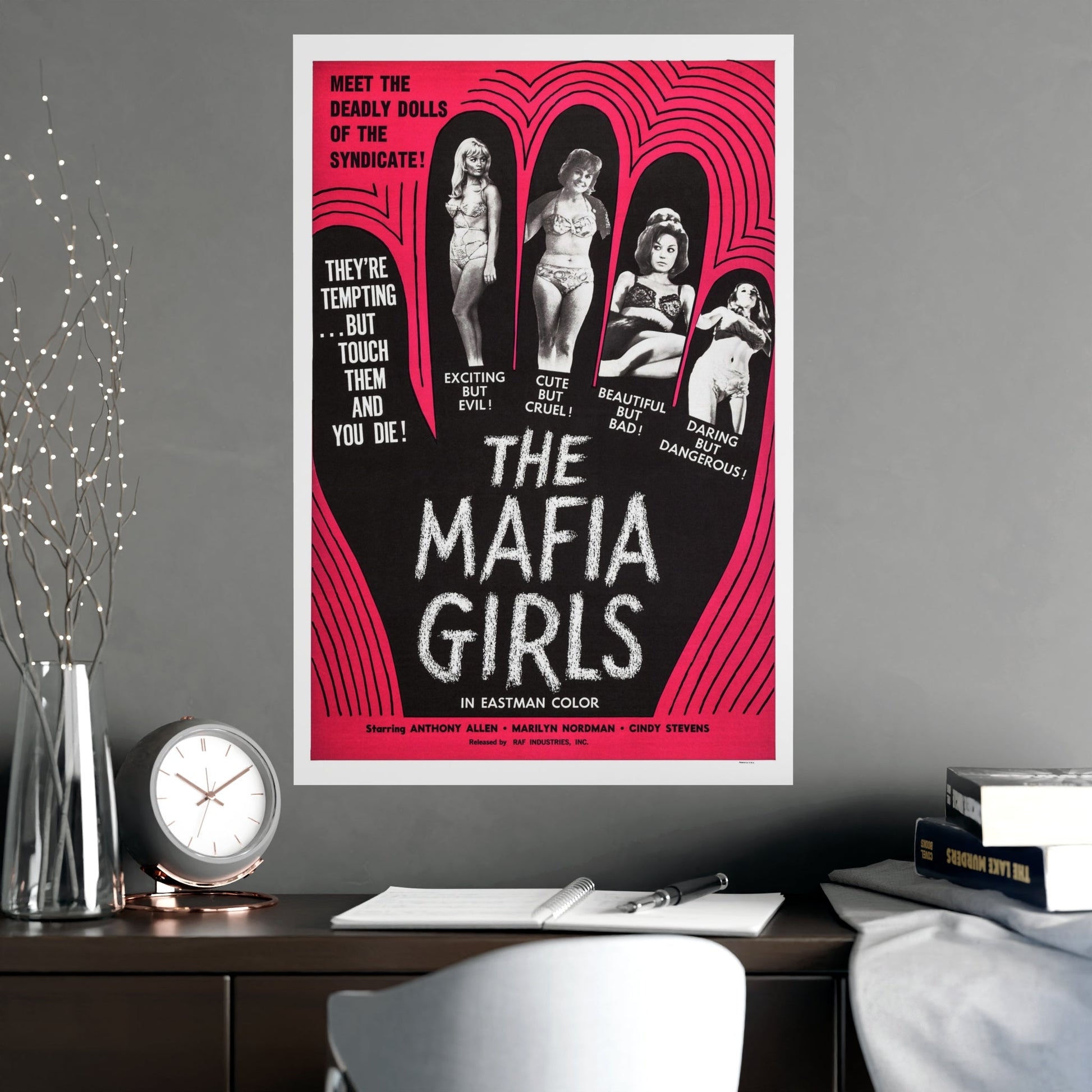 MAFIA GIRLS 1975 - Paper Movie Poster-The Sticker Space