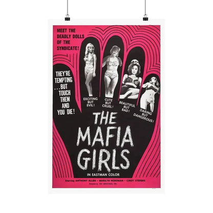 MAFIA GIRLS 1975 - Paper Movie Poster 16″ x 24″ Matte - The Sticker Space