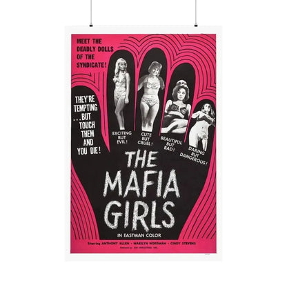 MAFIA GIRLS 1975 - Paper Movie Poster 36" x 54" Matte - The Sticker Space