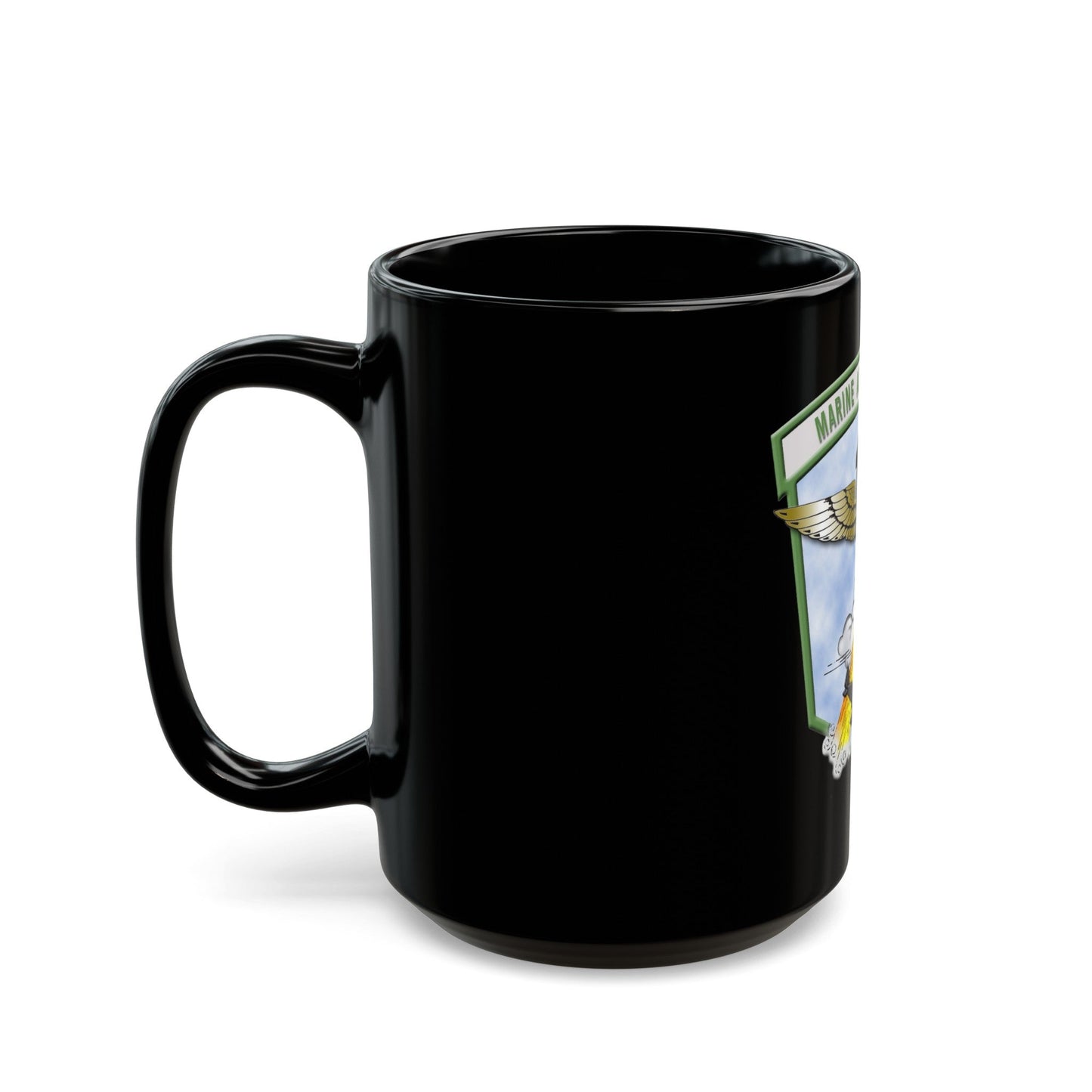 MAG 11 (USMC) Black Coffee Mug-The Sticker Space