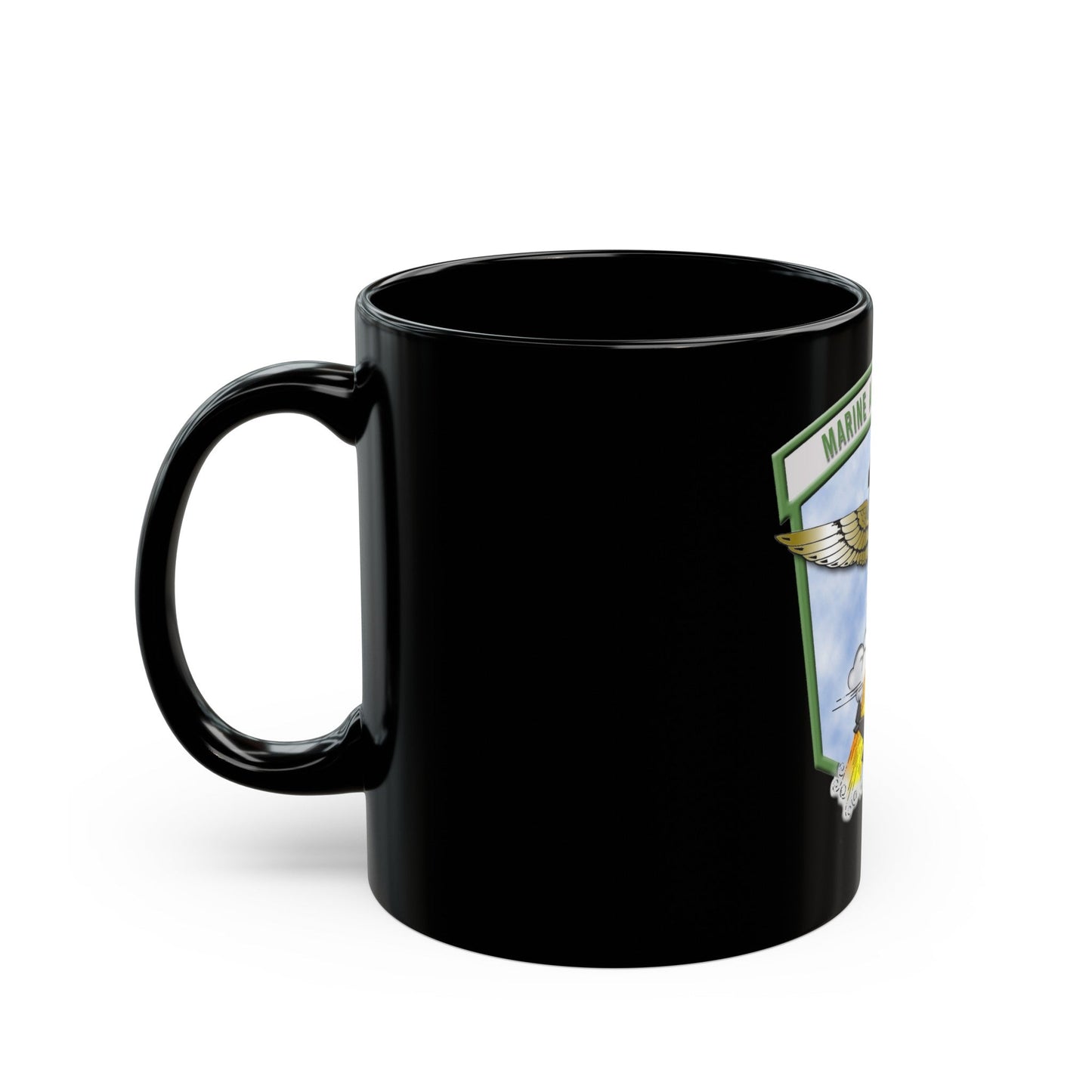 MAG 11 (USMC) Black Coffee Mug-The Sticker Space