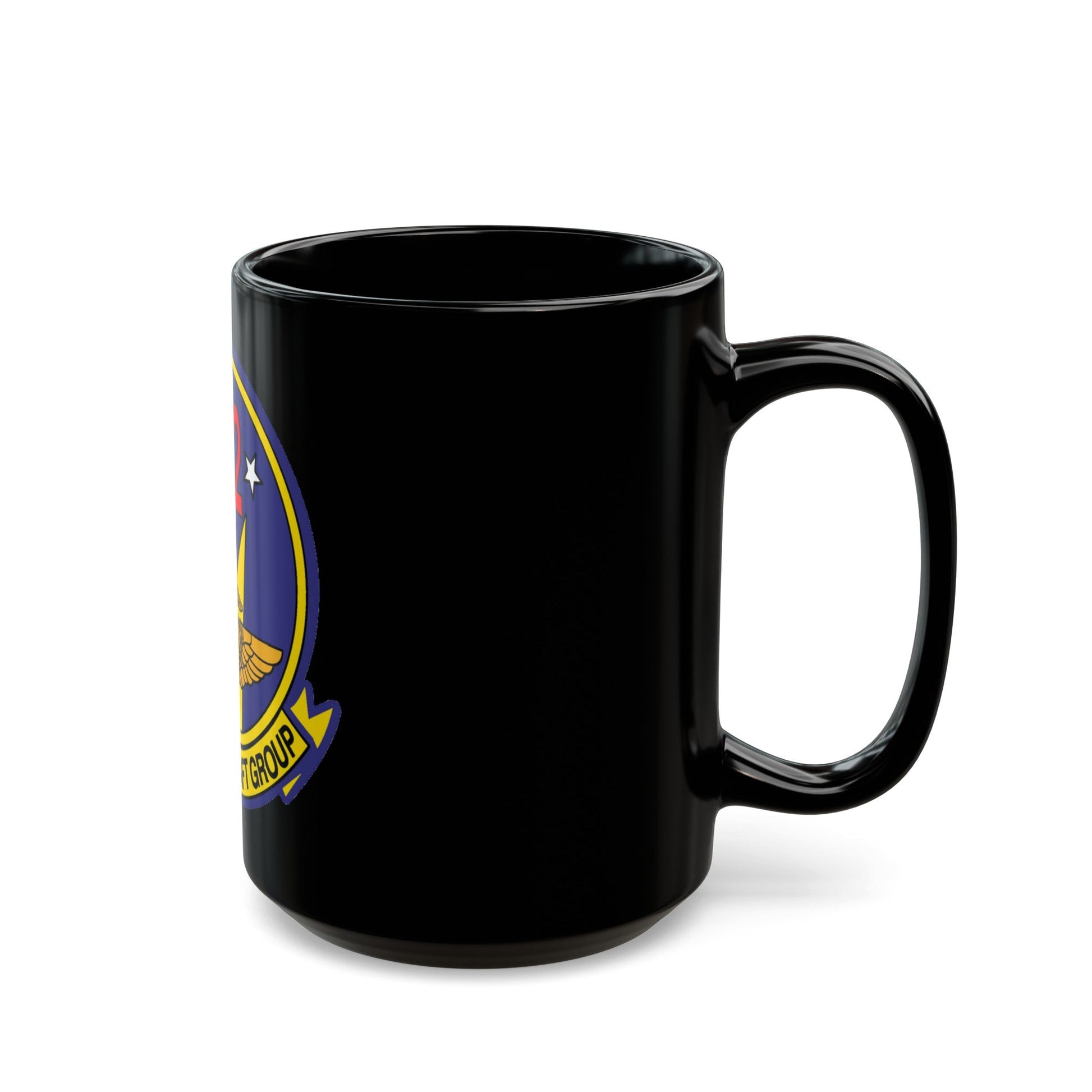 MAG 12 (USMC) Black Coffee Mug-The Sticker Space