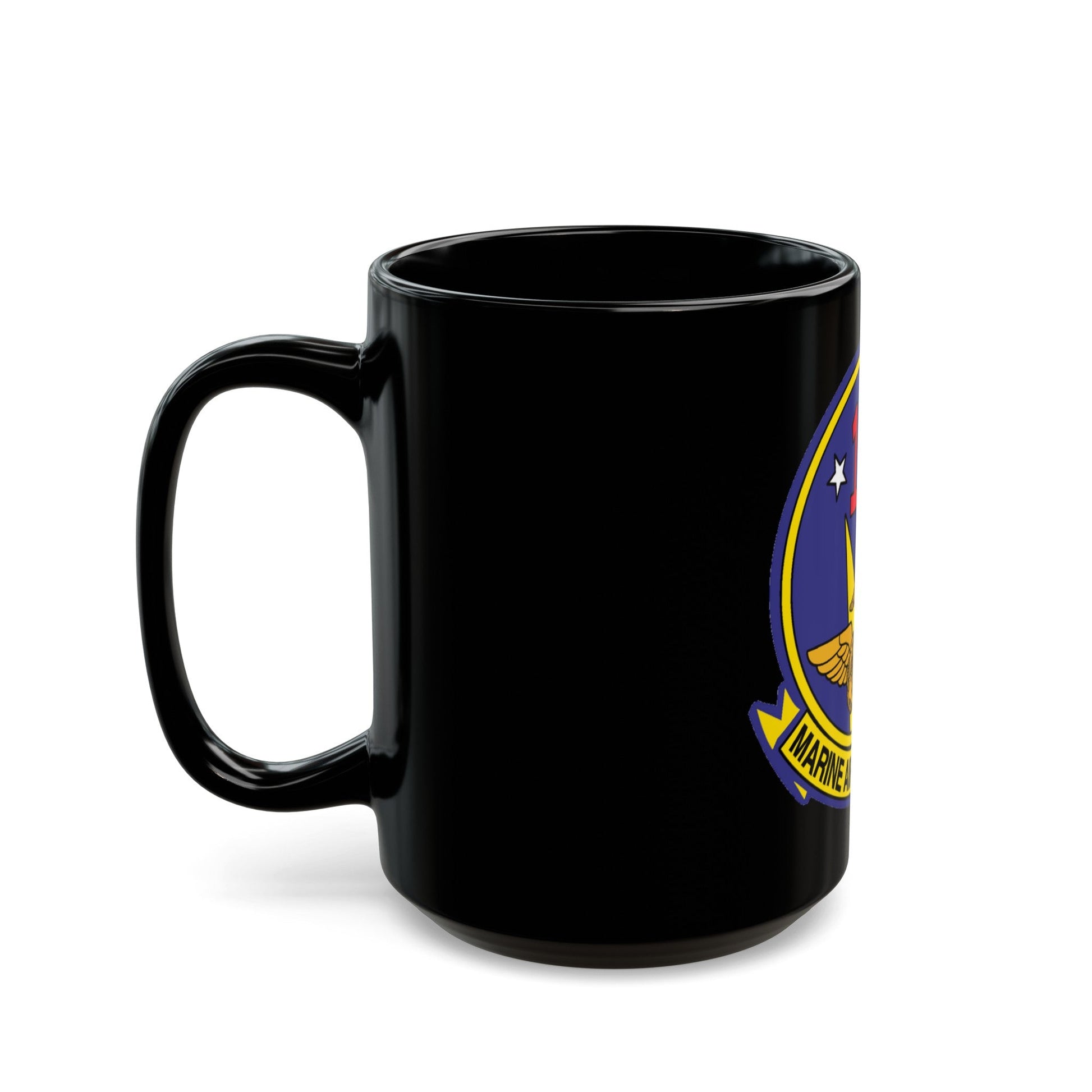 MAG 12 (USMC) Black Coffee Mug-The Sticker Space