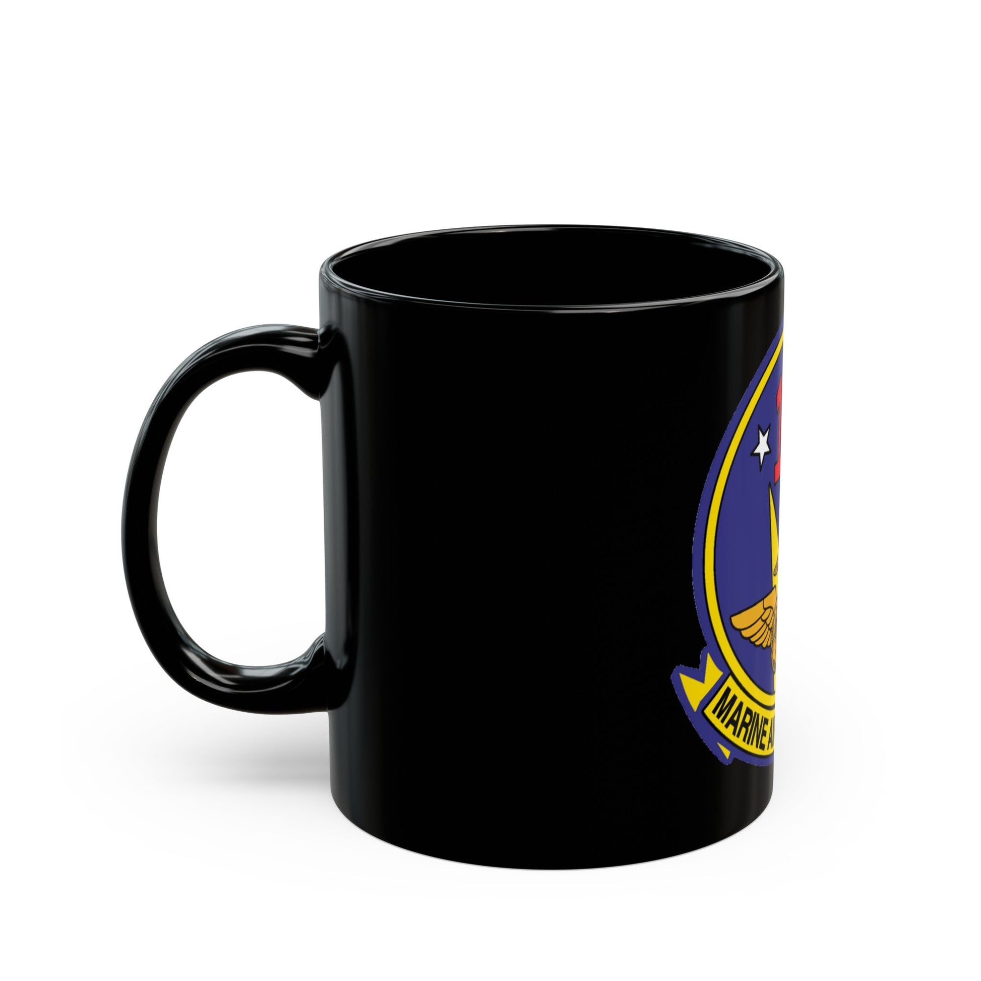 MAG 12 (USMC) Black Coffee Mug-The Sticker Space