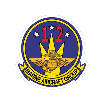 MAG 12 (USMC) Transparent STICKER Die-Cut Vinyl Decal - The Sticker Space