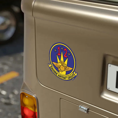 MAG 12 (USMC) Transparent STICKER Die-Cut Vinyl Decal - The Sticker Space
