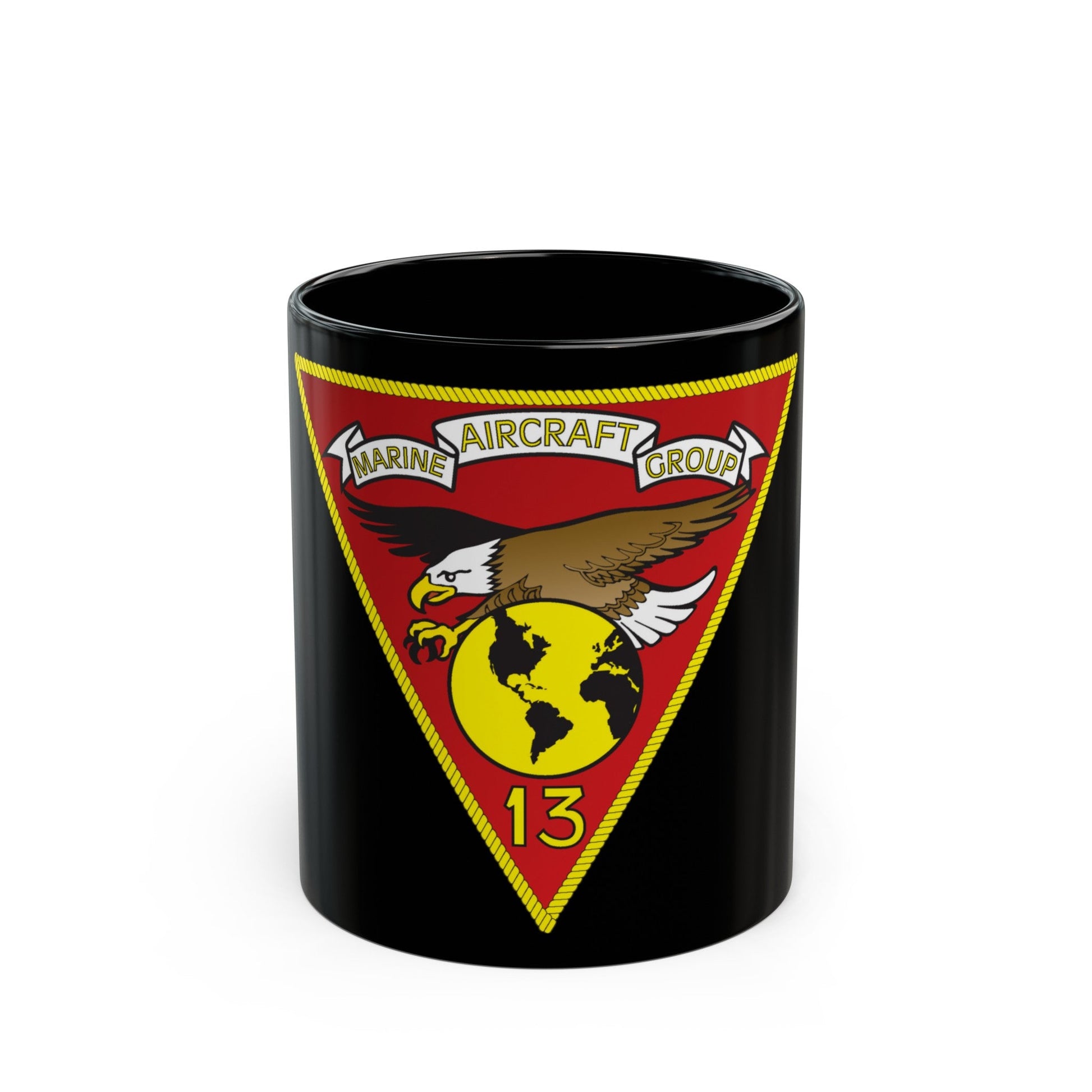 MAG 13 (USMC) Black Coffee Mug-11oz-The Sticker Space