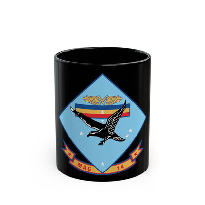 MAG 14 (USMC) Black Coffee Mug-11oz-The Sticker Space
