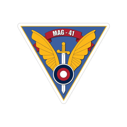 MAG 41 (USMC) Transparent STICKER Die-Cut Vinyl Decal - The Sticker Space