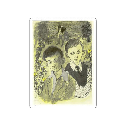 Magazine illustration, 1950 (Magazine Illustration) STICKER Vinyl Die-Cut Decal - The Sticker Space