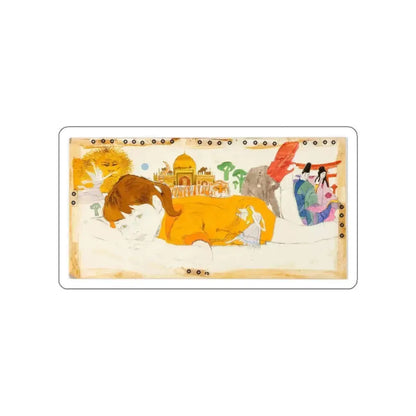 Magazine Illustration 2 (Good Housekeeping, 1962) (Magazine Illustration) STICKER Vinyl Die-Cut Decal White Die-Cut 3 Inch - The Sticker Space