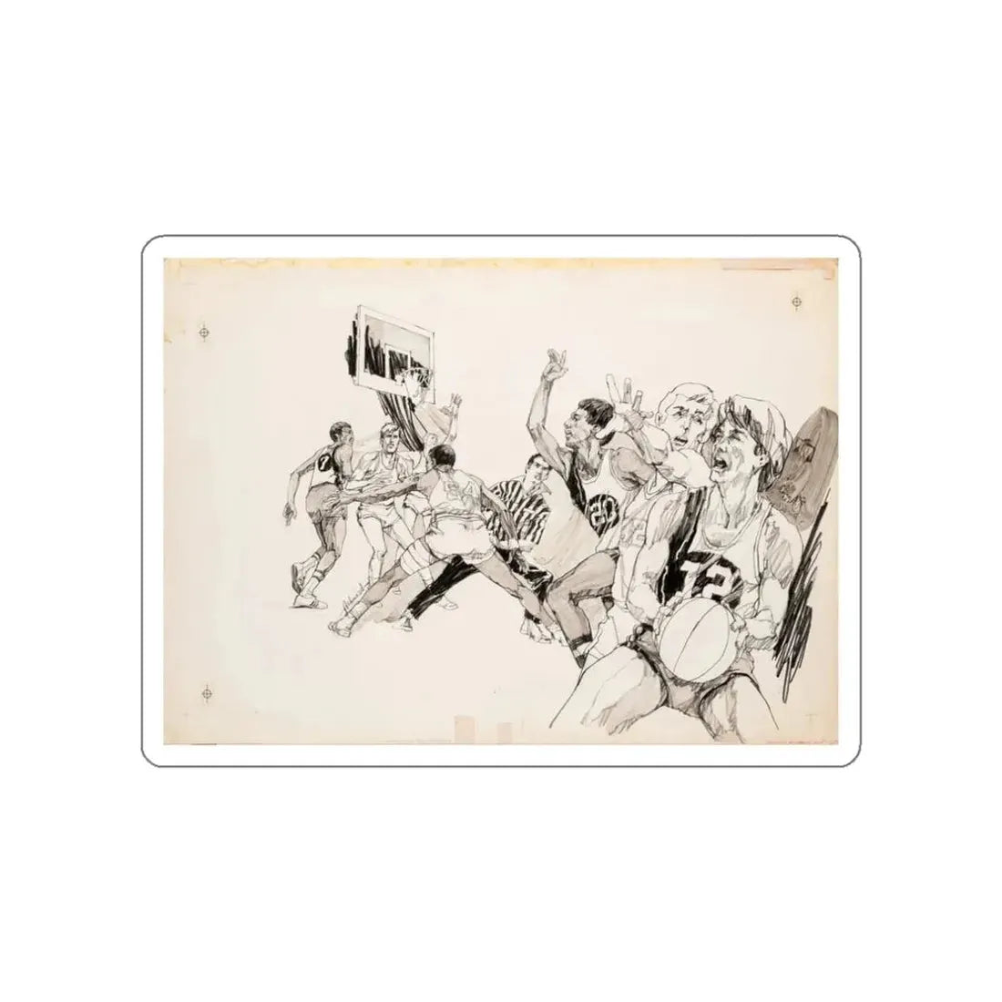 Magazine Illustration (3) (Magazine Illustration) STICKER Vinyl Die-Cut Decal - The Sticker Space