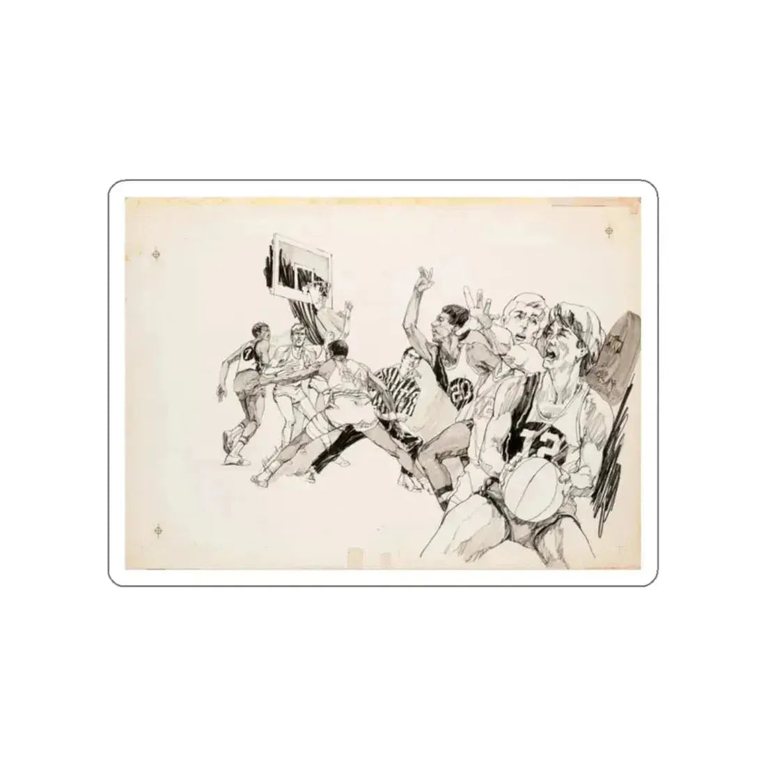 Magazine Illustration (3) (Magazine Illustration) STICKER Vinyl Die-Cut Decal White Die-Cut 2 Inch - The Sticker Space