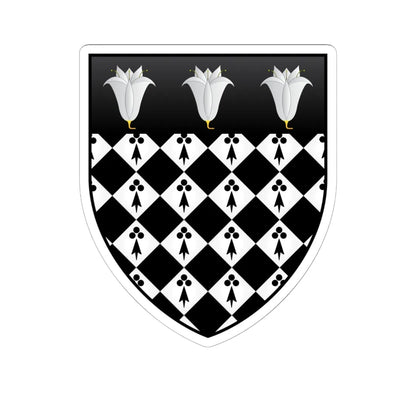 Magdalen College Oxford Coat Of Arms (England) (Coat of Arms) STICKER Vinyl Kiss-Cut Decal 6 Inch White - The Sticker Space