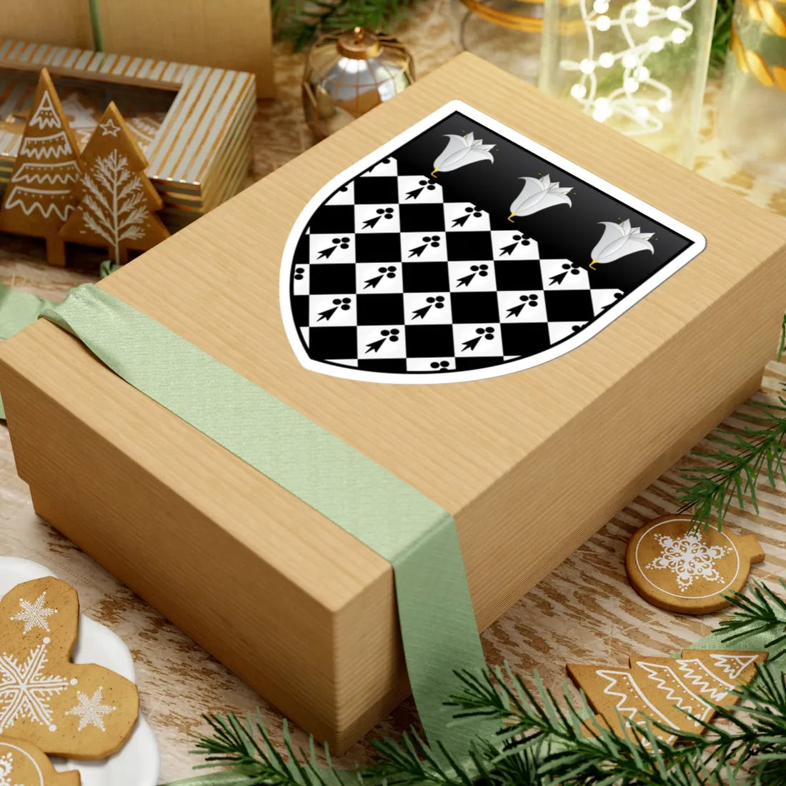 Magdalen College Oxford Coat Of Arms (England) (Coat of Arms) STICKER Vinyl Kiss-Cut Decal - The Sticker Space