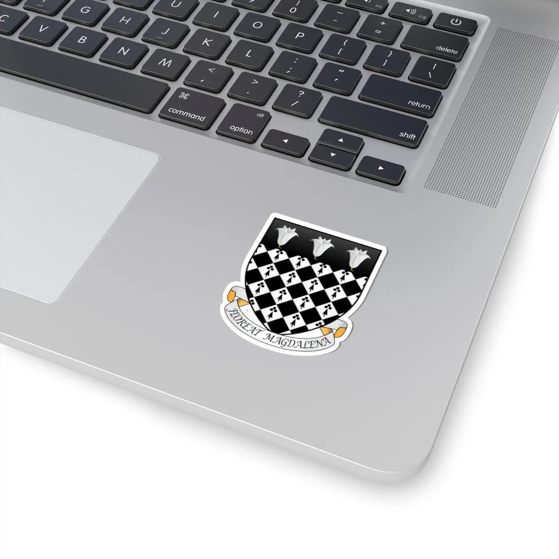 Magdalen College Oxford Coat Of Arms Motto (England) (Coat of Arms) STICKER Vinyl Kiss-Cut Decal - The Sticker Space