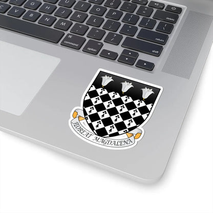 Magdalen College Oxford Coat Of Arms Motto (England) (Coat of Arms) STICKER Vinyl Kiss-Cut Decal - The Sticker Space