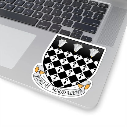 Magdalen College Oxford Coat Of Arms Motto (England) (Coat of Arms) STICKER Vinyl Kiss-Cut Decal - The Sticker Space