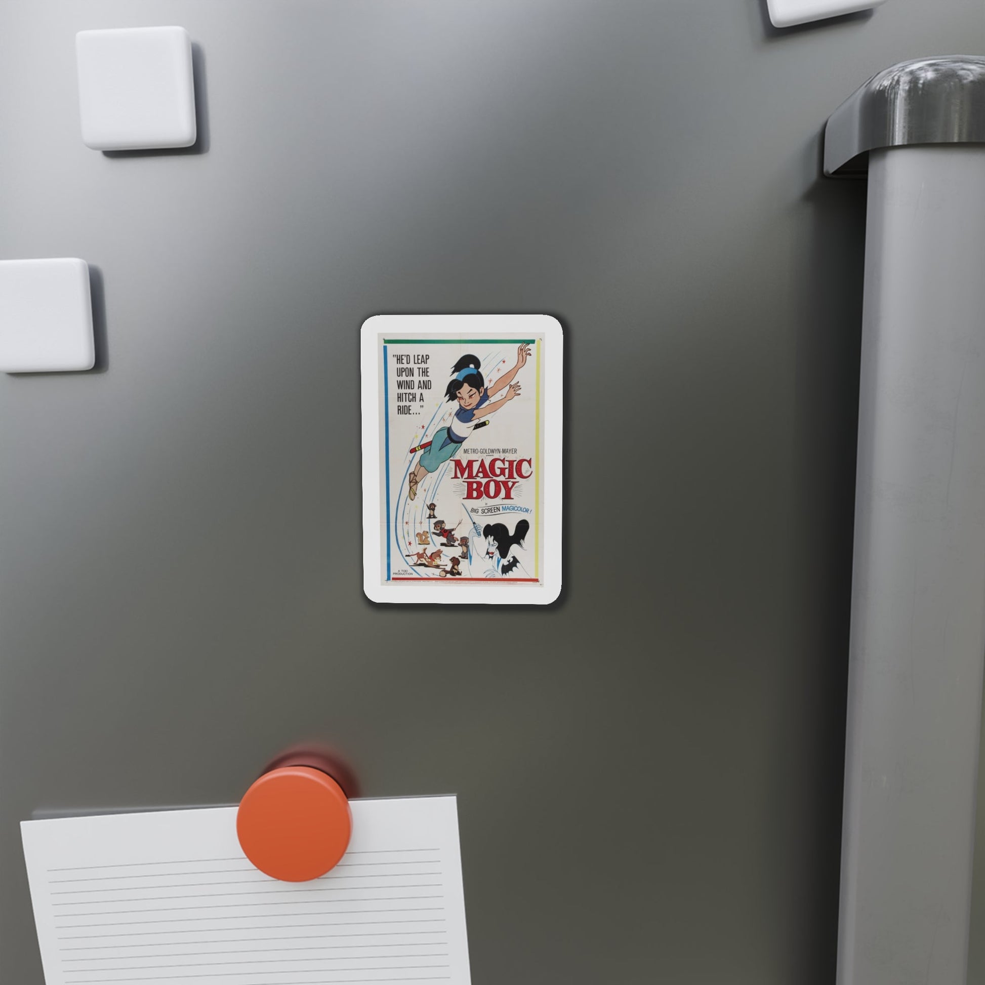 Magic Boy 1961 Movie Poster Die-Cut Magnet-The Sticker Space