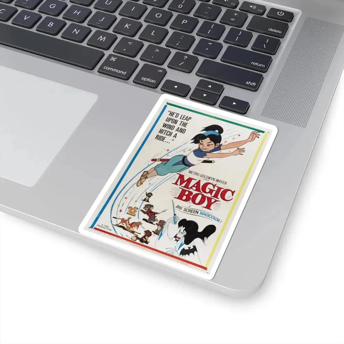 Magic Boy 1961 Movie Poster - STICKER Vinyl Kiss-Cut Decal - The Sticker Space