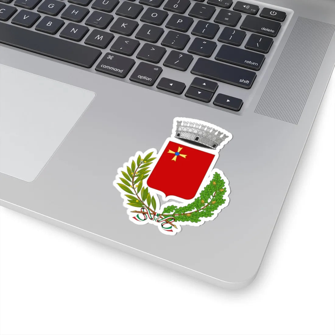 Magliano di Tenna-Stemma (Italy) (Coat of Arms) STICKER Vinyl Kiss-Cut Decal - The Sticker Space
