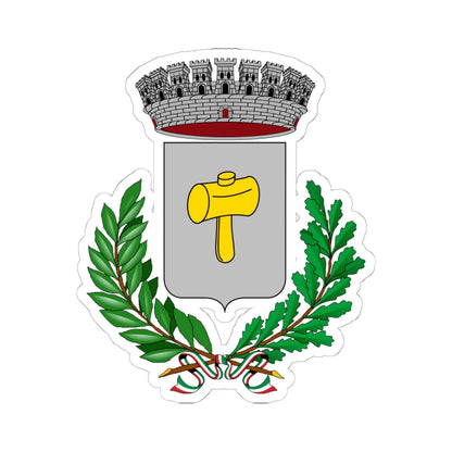 Magliano in Toscana-Stemma (Italy) (Coat of Arms) STICKER Vinyl Kiss-Cut Decal 6 Inch White - The Sticker Space